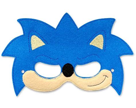 Sonic Mask Printable To Color