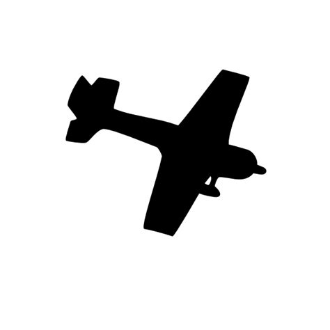 Download Silhouette Plane Clip Art at Clker.com - vector clip art online, royalty free & public domain