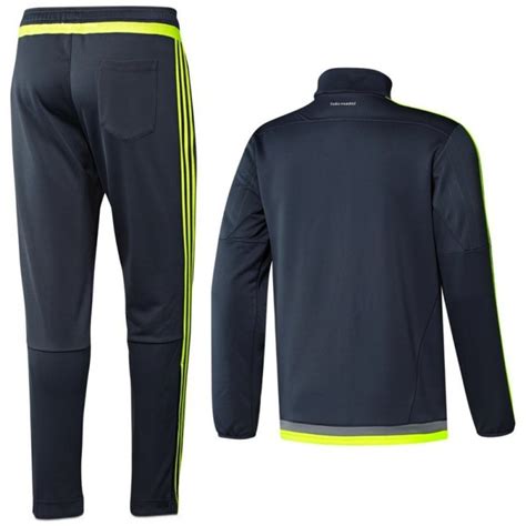 Bitte wähle deine größe, um die personalisierungsptionen zu sehen. Real Madrid tech trainingsanzug 2015/16 grau - Adidas ...