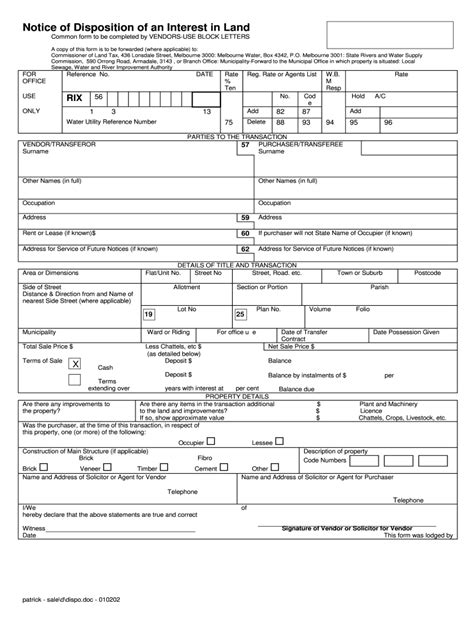 Notice Of Disposition 2020 2021 Fill And Sign Printable Template