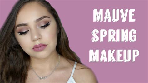 Soft And Springy Mauve Makeup Tutorial Makeupbytreenz Youtube