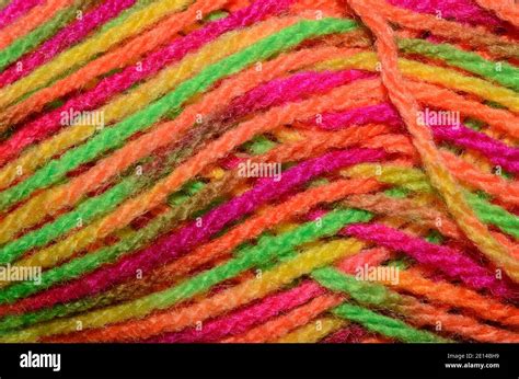 Beautiful Different Colored Wool Stock Photo Alamy