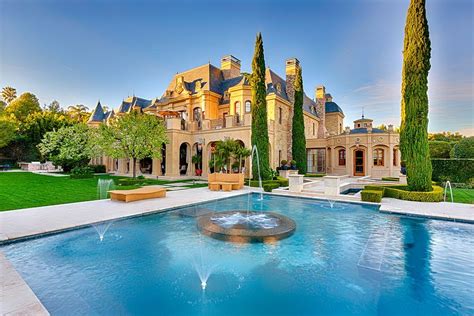 Grand French Chateau Style Mega Mansion In Beverly Hills Mansions