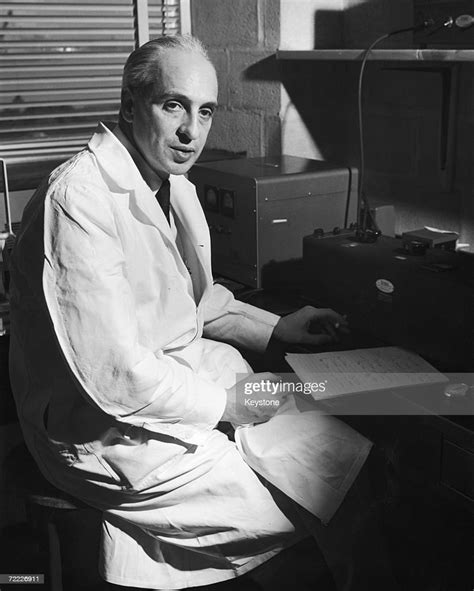 Spanish American Biochemist Severo Ochoa De Albornoz Circa 1955