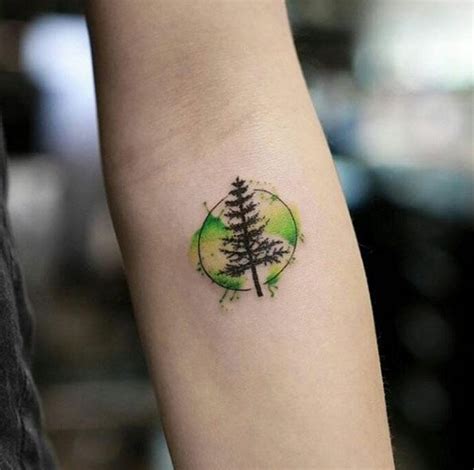 The tattoo will convey your concern about mother nature. Watercolor Tree Tattoo Designs, Ideas and Meaning ...