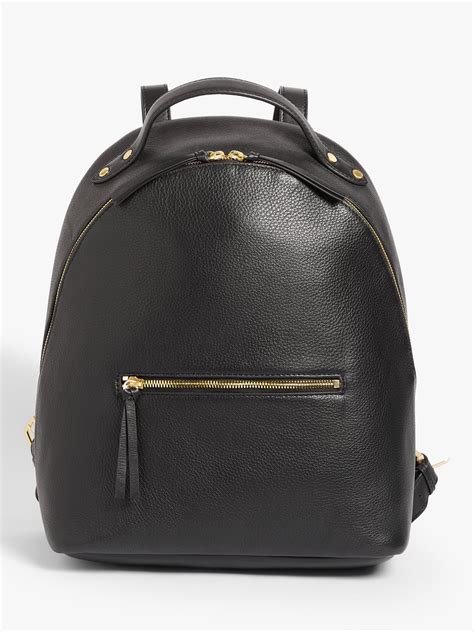 John Lewis And Partners Harper Leather Backpack