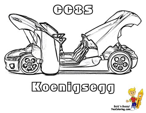 Koenigsegg Coloring Pages