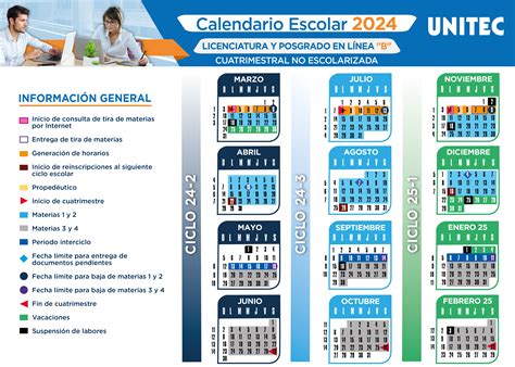 ‎calendario Escolar 2024 Licenciatura Y Posgrado En Línea B