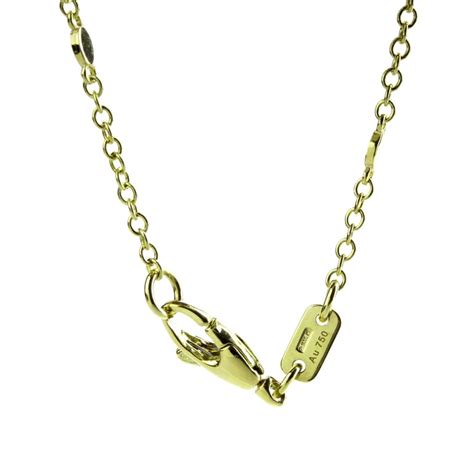 Gucci Double G Enamel Gold Necklace For Sale At 1stdibs