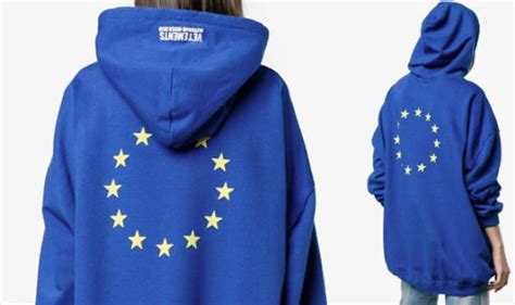 The brand uses deadstock fabrics that may never be found again—so if you own one of their pieces, know that it's unique and there may never be another like it. Luxury clothing brand creates EU hoodie - and it's yours ...