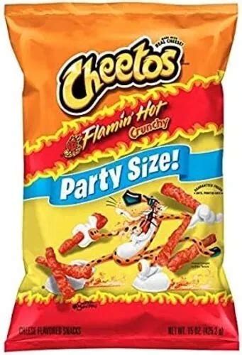 Flamin Hot Crunchy Cheetos Party Size Americanos Importado Cuotas Sin Interés