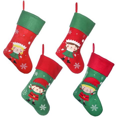 Personalised Elf Christmas Stocking By Dibor