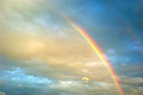 Rainbow Sky Blue Free Photo On Pixabay