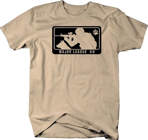 Major League K 9 Shooting Tactical Black Ops Military S T Shirt Minaze