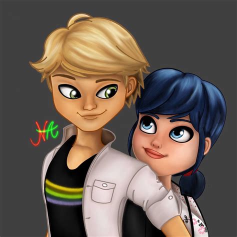Adrien And Marinette Part 1 Miraculous Ladybug By Ninas Arts On