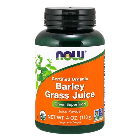 Shop healthy food, vitamins, supplements, personal care and more at vitacost®!. Organic Barley Grass Juice Powder - 4 oz., NOW Foods - Discount Remedies Inc