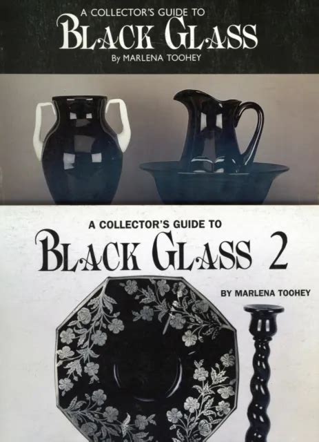 Vintage Black Glass Makers Types Values 2 Volume Book Set Values 59 95 Picclick