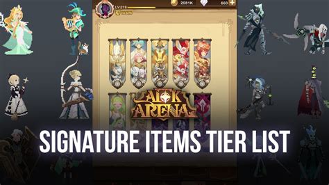 Afk Arena On Pc Signature Items Guide And Tier List Bluestacks