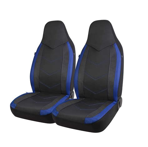 15 piece xarsb01 xtremeauto® blue rs racing logo front and rear car seat covers and floor mat set
