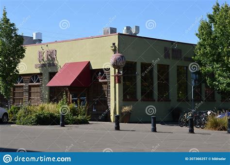 Modern Buildings In Downtown Corvallis Oregon Stock Image Image Of