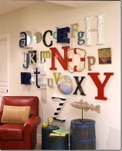 Hang a gallery wall of thrift store finds, cover the walls in patterned paper, or put antiques collections on display—there are countless ways to show off your personality and bring a boring living room to life. Wall Decoration for Nurseries and Children's Rooms