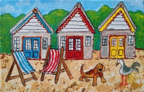 Huts • buildings • colorful • bright • summer. Solve Beach Huts jigsaw puzzle online with 570 pieces