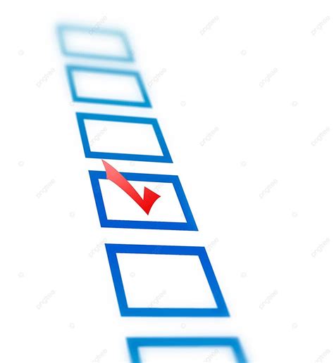 Check List With Red Check Mark Correct Isolated Box Photo Background