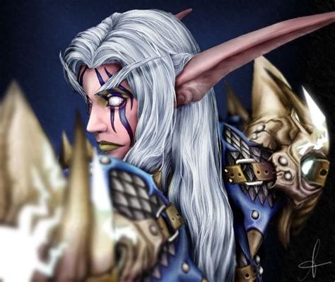 Race Night Night Elf Elfa World Of Warcraft Troll Wow World Elves Fantasy Heroes Of The