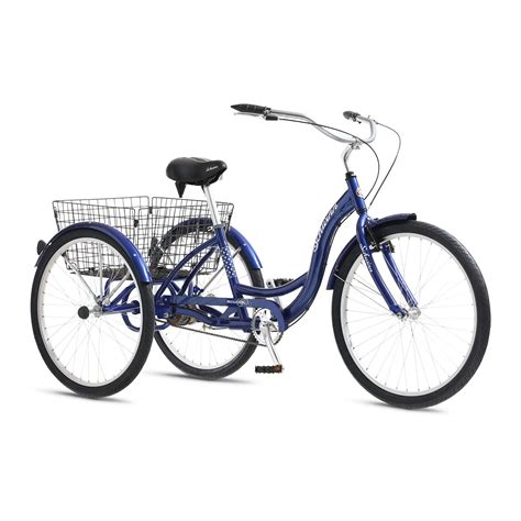 Buy Schwinn Meridian Adult Tricycle Bike Three Wheel Cruiser 24 And 26