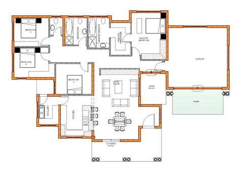 Over 300 block house & cottage plans with basement floor and terrace, plus construction cost estimate. Modern 4 Bedroom House Plans South Africa Stunning Tuscan ...