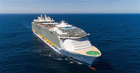 World's largest cruise ship Royal Caribbean Symphony of Seas at Port