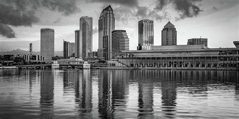 Tampa Bay Skyline Infrared Sunrise Panorama Photograph By Gregory Ballos