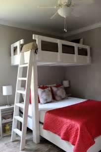 Bunk Beds Twin Over Queen In Guest Room At Lake