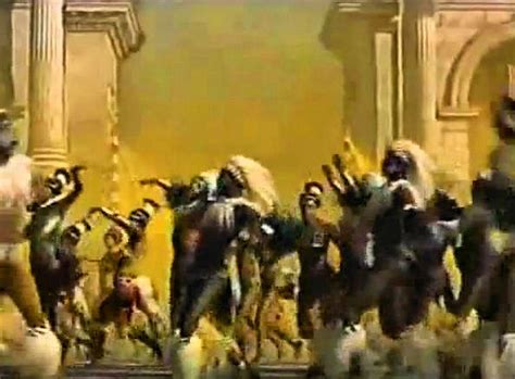cleopatra 1963 entrance into rome 6 the dancers jump and whirl amidst the cloud of