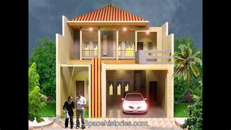 Desain Rumah Minimalis 2 Lantai Type 36 - YouTube