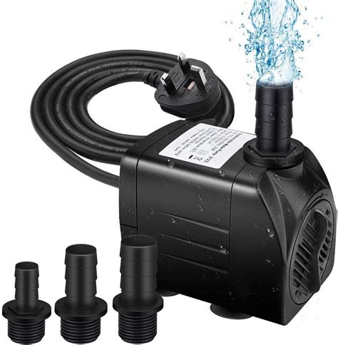 Icemoon 1500lh Submersible Water Pump25w 400gph Ultra Quiet 656ft