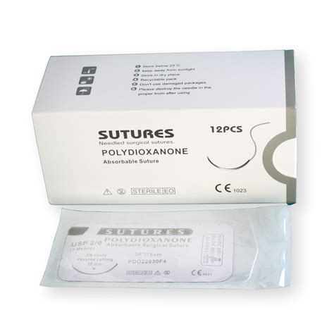 China Disposable Absorbable Pdo Polydioxanone Surgical Suture China