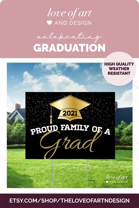 Graduation Lawn Sign 2022 Grad Sign Grad Party Sign Etsy Canada