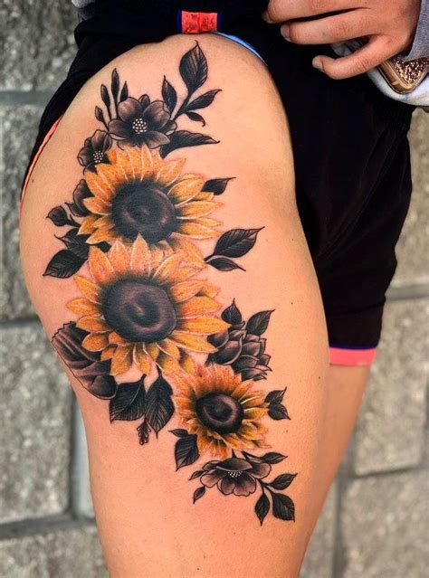 Most of the flowers are native to north america with the exception. 55 Pretty Sunflower Tattoos Let You Sunshine - Page 25 ...