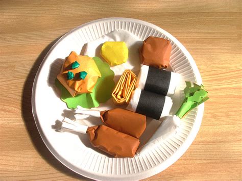 Origami Food Craft Ideas Preschool Education For Kids