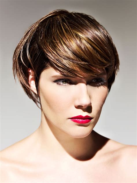 By cutting layers in your hair, you add instant texture and volume. Pin on Short Hair Styles