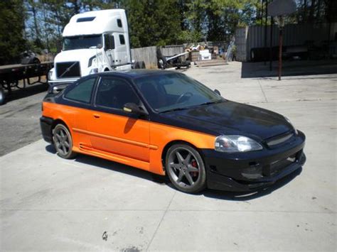 Find Used 1999 Honda Civic Dx Coupe 2 Door 16l In Charlotte North