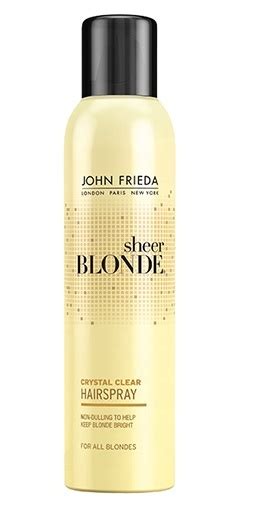 Buy John Frieda Sheer Blonde Crystal Clear Shape And Shimmer Hairspray