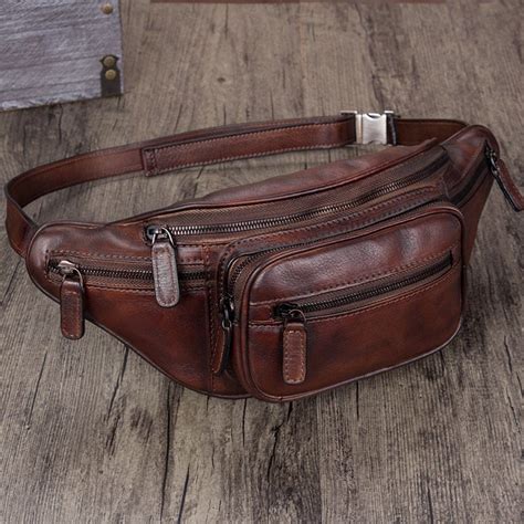 Brown Fanny Pack Hip Belt Bags Purses Ileatherhandbag