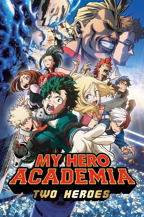 My Hero Academia Two Heroes Movie Poster Em 2020 Personagens De Anime