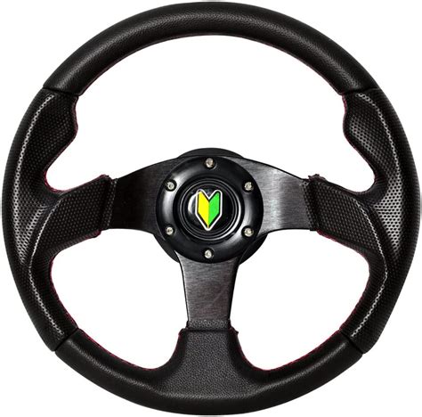 Ikon Motorsports Steering Wheel Compatible With Most Cars