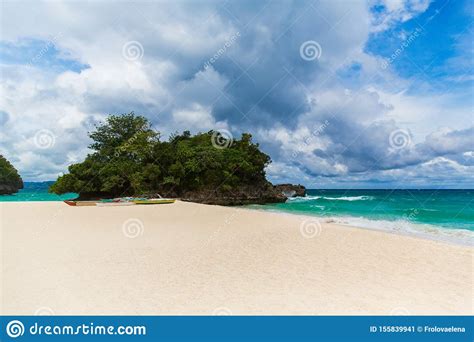 Beautiful Landscape Of Tropical Beach With Turquoise Sea