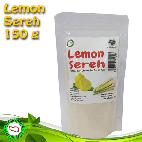 Jual Tiara Farm Lemon Sereh 150 G Shopee Indonesia
