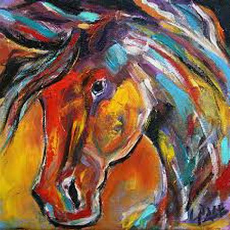 Ver más ideas sobre cuadros coloridos, pinturas, arte naíf. Imágenes Arte Pinturas: Cuadros de caballos pintados con espátula