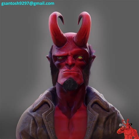 Artstation Hellboy Cartoon Version